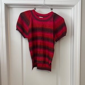 Universal Thread Red and Black Knit Sweater